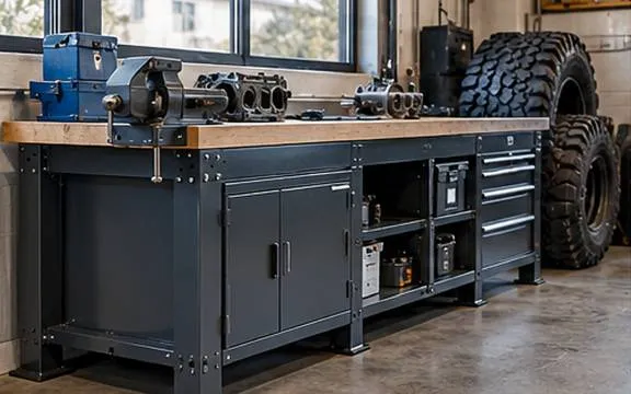 Jakie meble warsztatowe wybrać do montażu ciężkich zespołów mechanicznych?